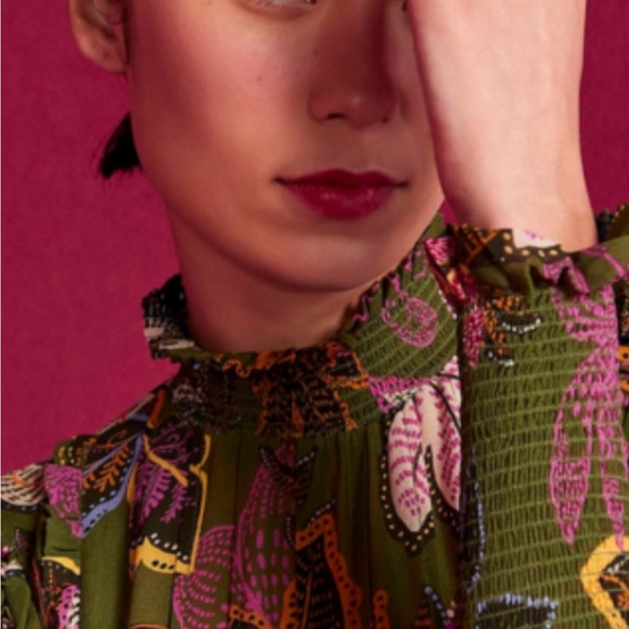 FARM Rio Mini Dress Wild Jungle Green - Picture 4 of 8